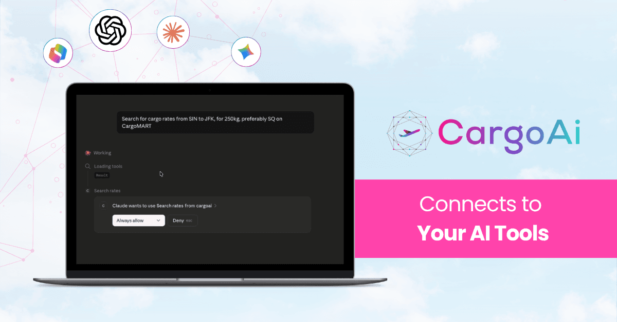 CargoAi Integrates CargoMART Air Cargo Data with Leading AI Platforms