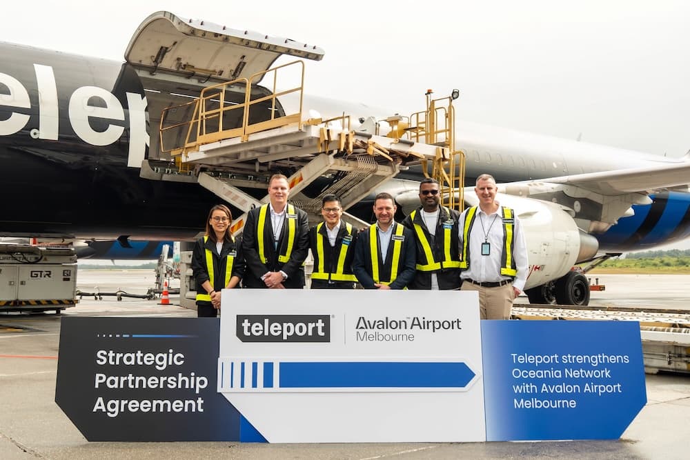 Avalon Airport Partners with Teleport for New Asian E-commerce Air Cargo Hub