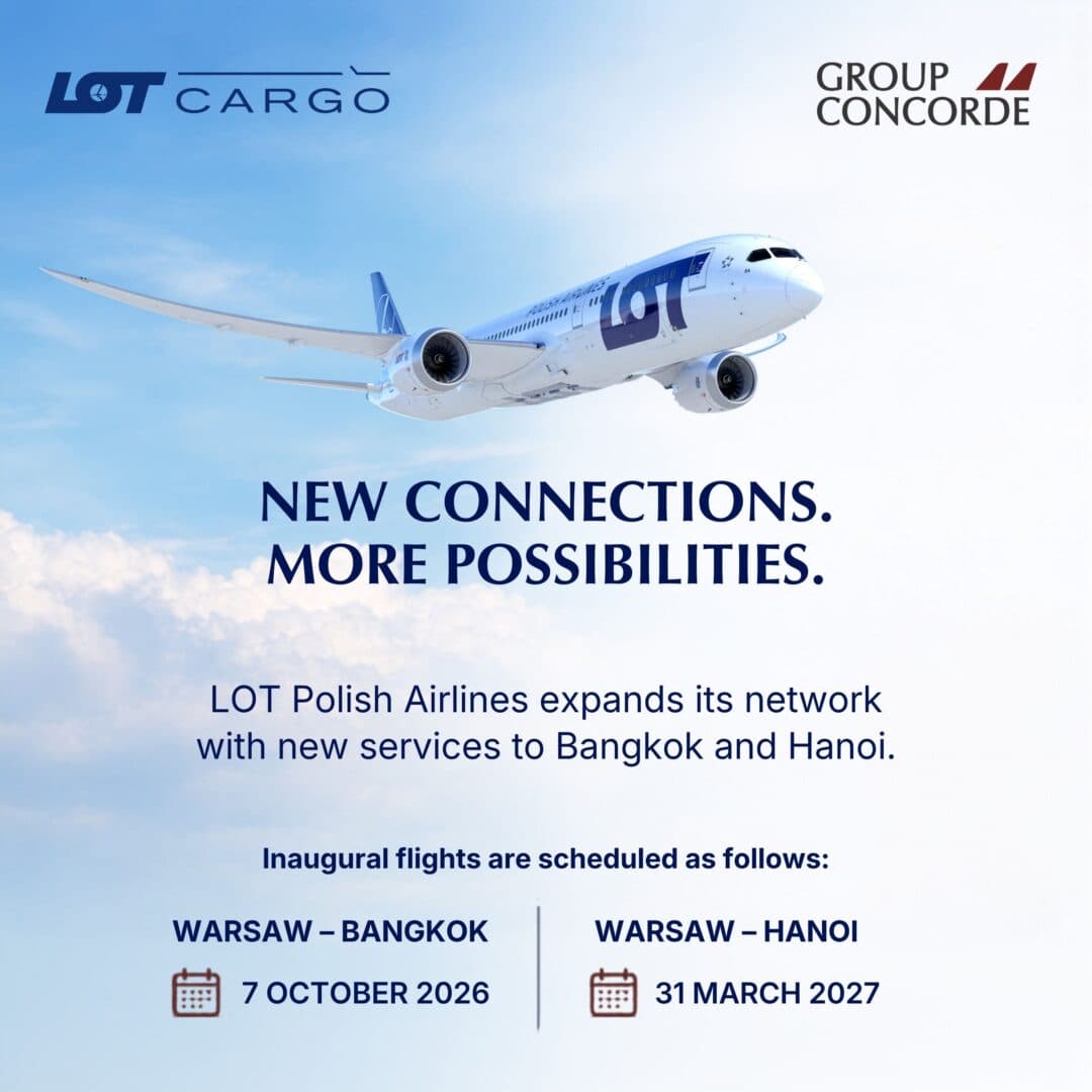 LOT Polish Airlines Expands Southeast Asia Routes, Boosting Cargo Capacity