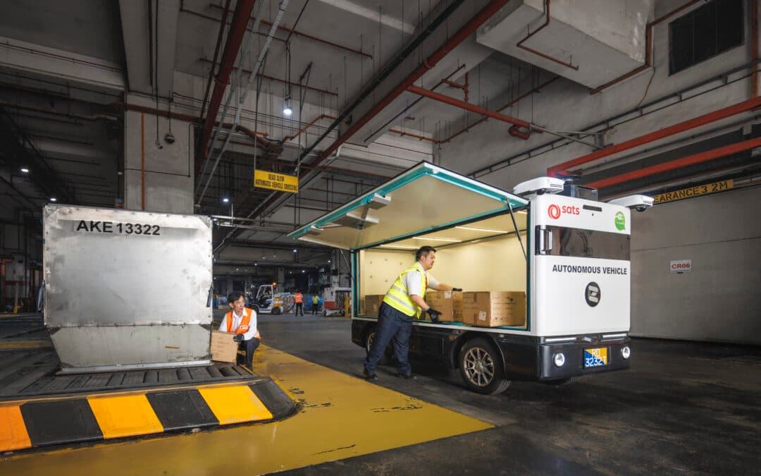 SATS Launches Autonomous Cargo Vehicle Service at Changi Airfreight Centre