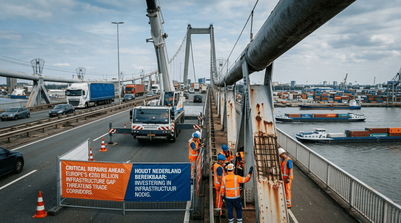 Europe's €280 Billion Infrastructure Deficit Threatens Dutch Trade Routes