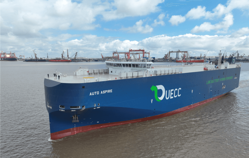 UECC Achieves Significant RoRo Emission Reductions Through LNG and Hybrid Fleet