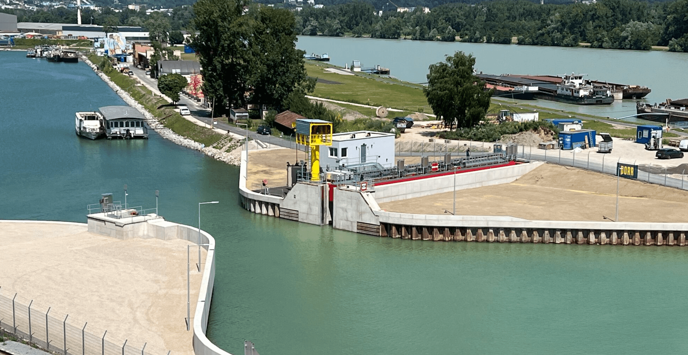 Port of Linz Enhances Flood Defenses for Danube Cargo Operations
