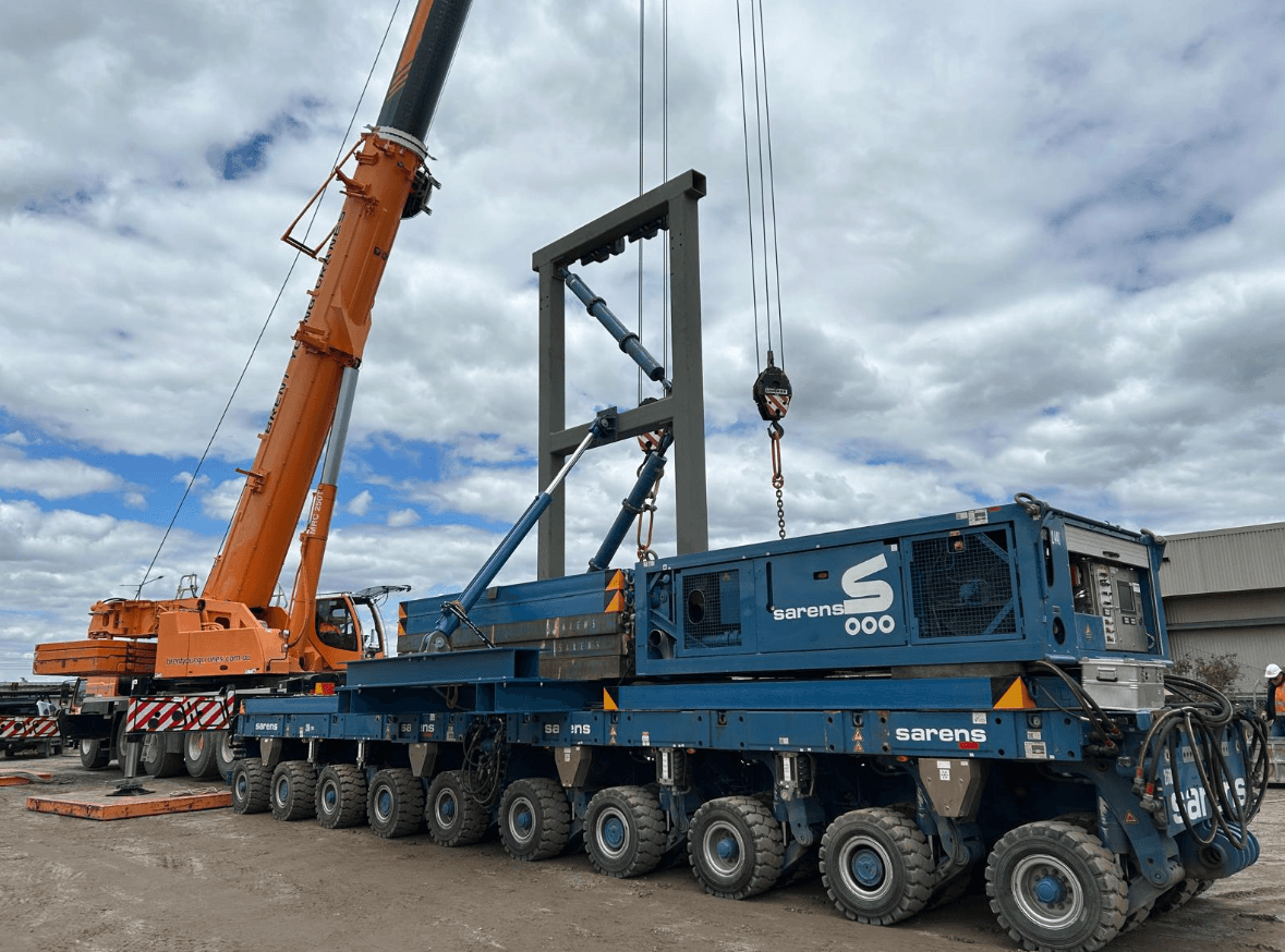 Sarens Develops Custom SPMT Solution for Australian Tunnel Panel Installation