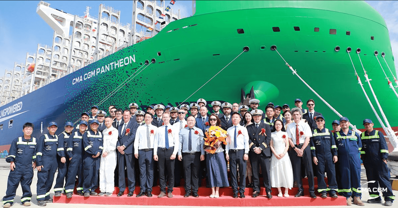 CMA CGM Introduces LNG-Powered PANTHEON on Asia-Europe FAL1 Service