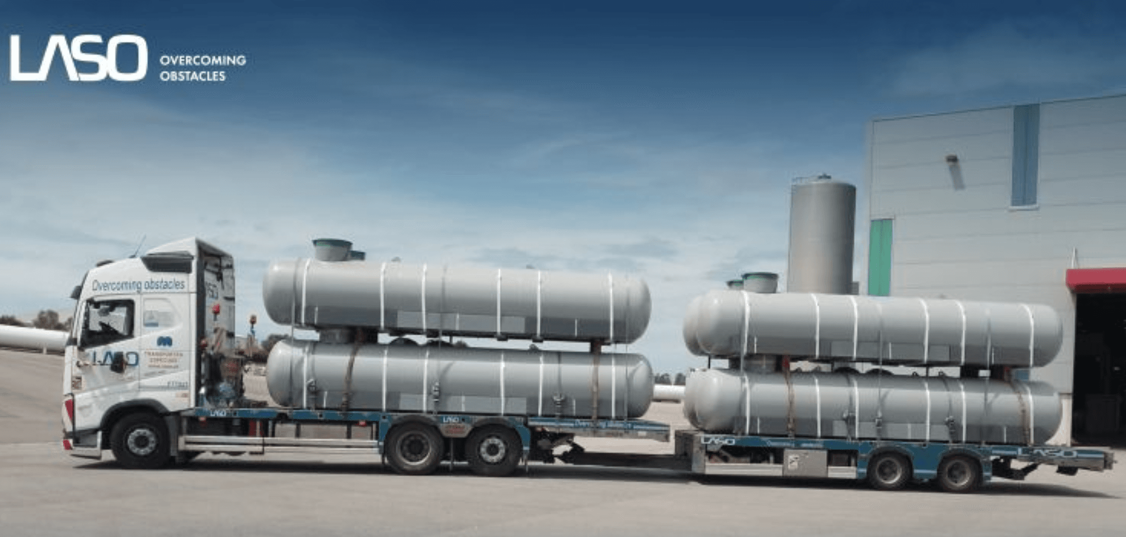 LASO Completes Cross-Border Industrial Tank Transport from Portugal to Spain