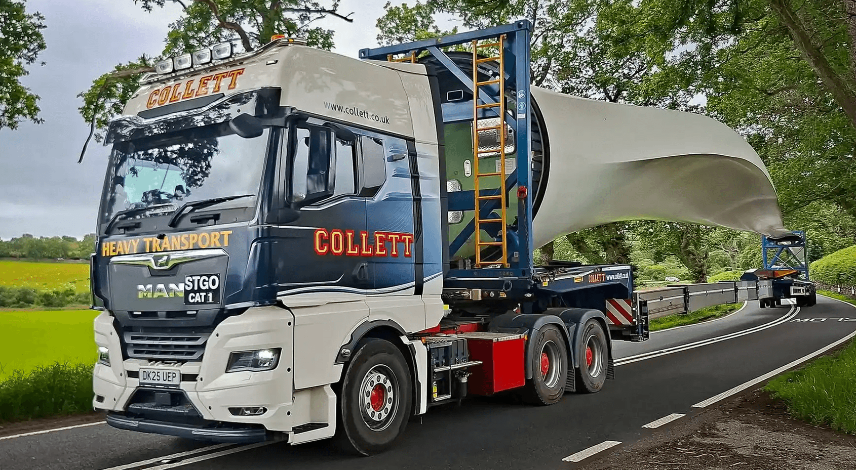Collett Completes Delivery of 107 Wind Turbine Components to Lairg II Wind Farm