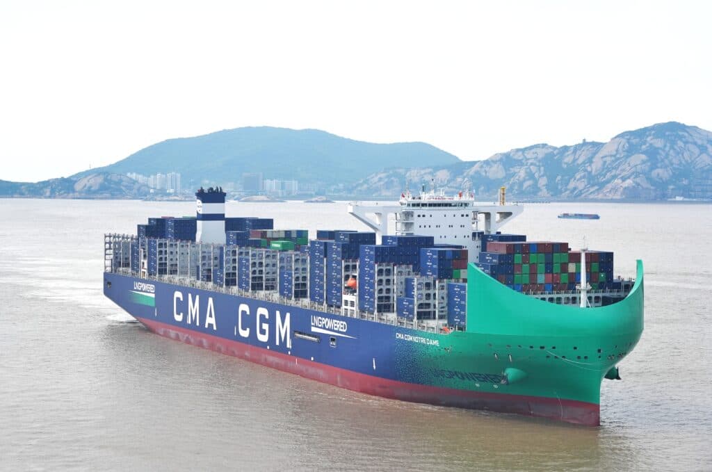 CMA CGM Deploys LNG-Powered Megamax Vessel on Asia-Europe Trade Lane