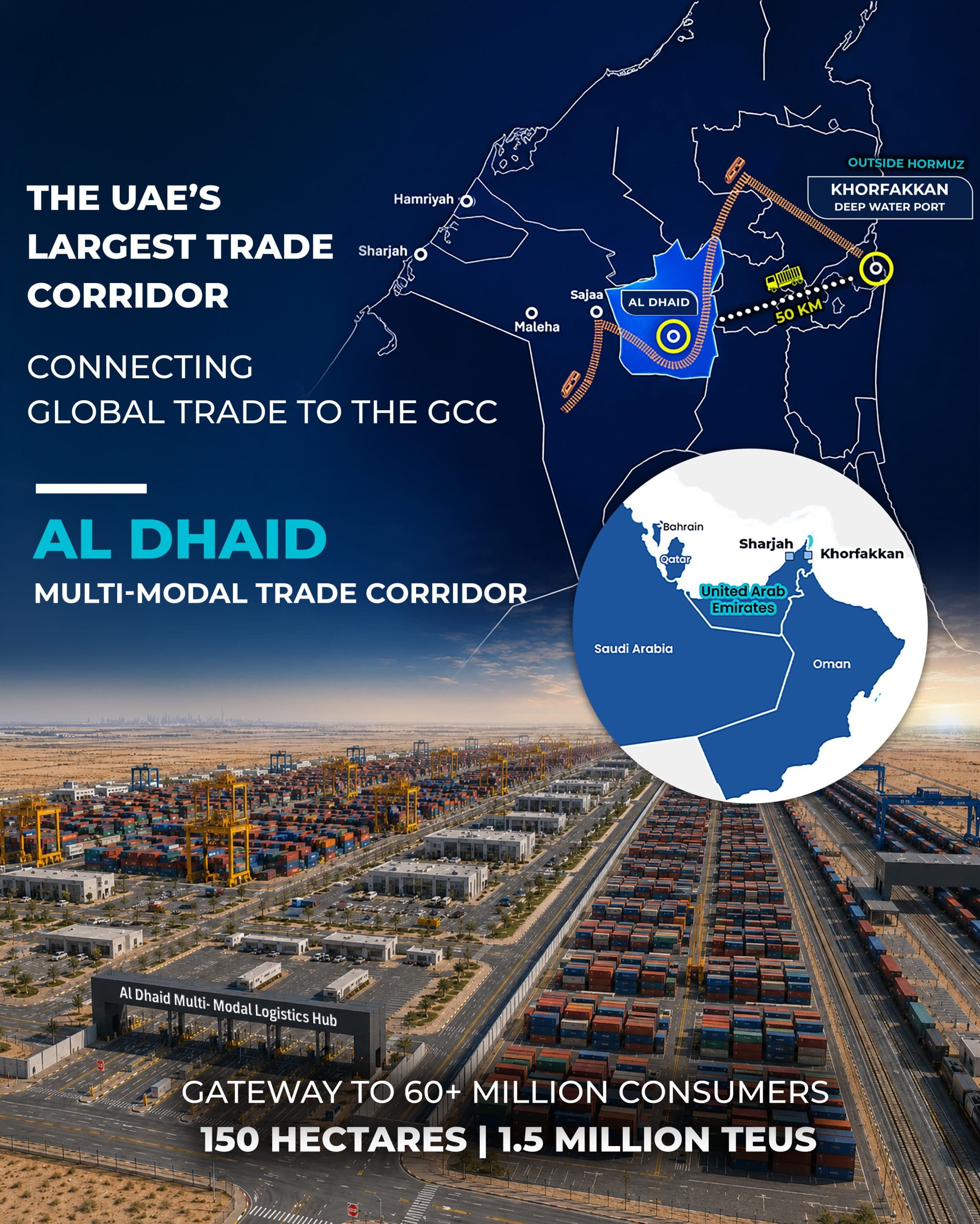 Gulftainer to Establish Al Dhaid Multi-Modal Logistics Hub in UAE