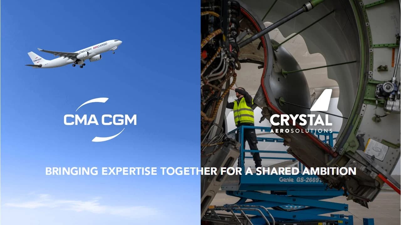 CMA CGM Expands Air Cargo Capabilities with Crystal Aero Solutions Acquisition