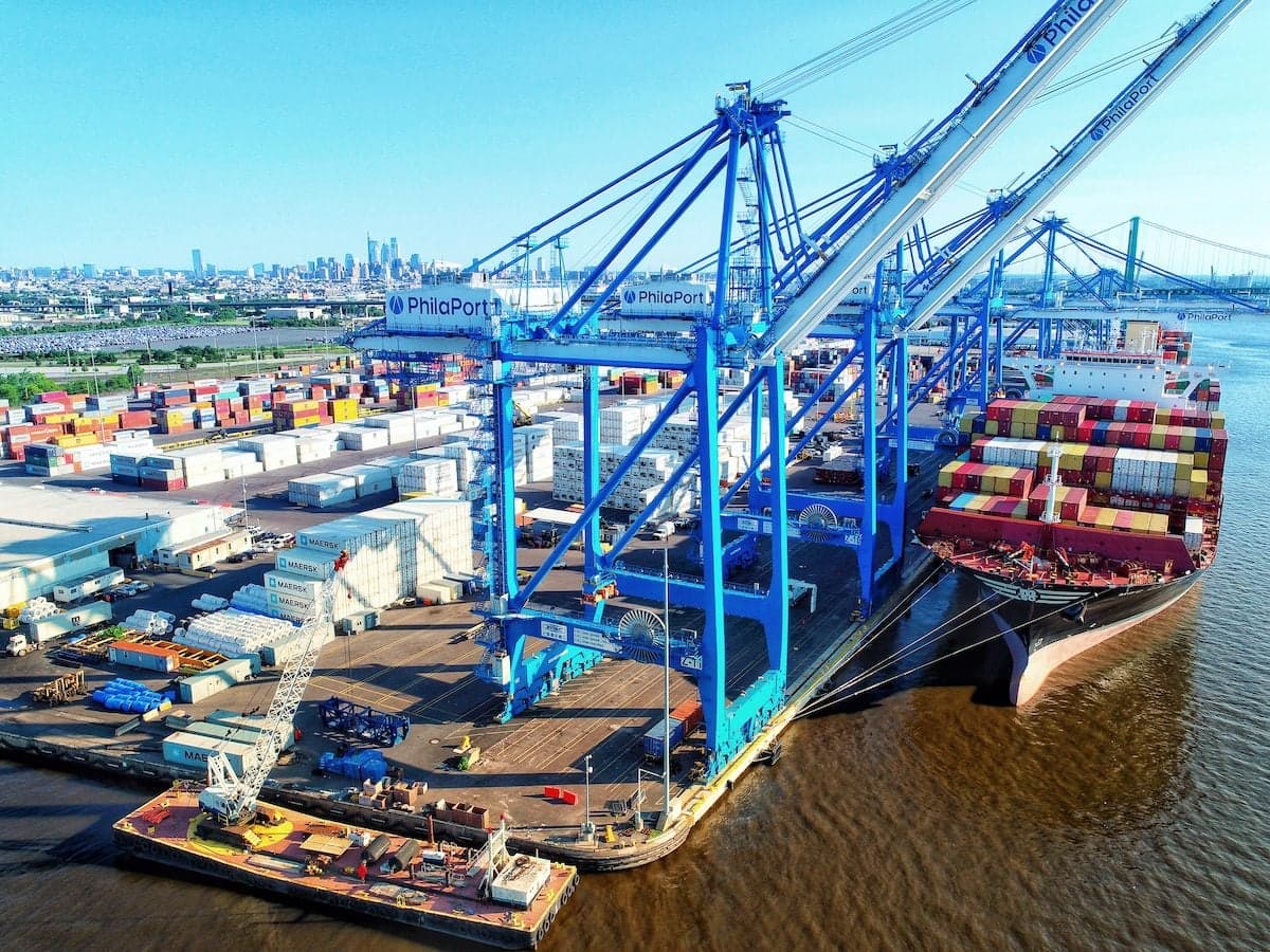 Philadelphia Only US Port in Global Top 50 Container Performance Index