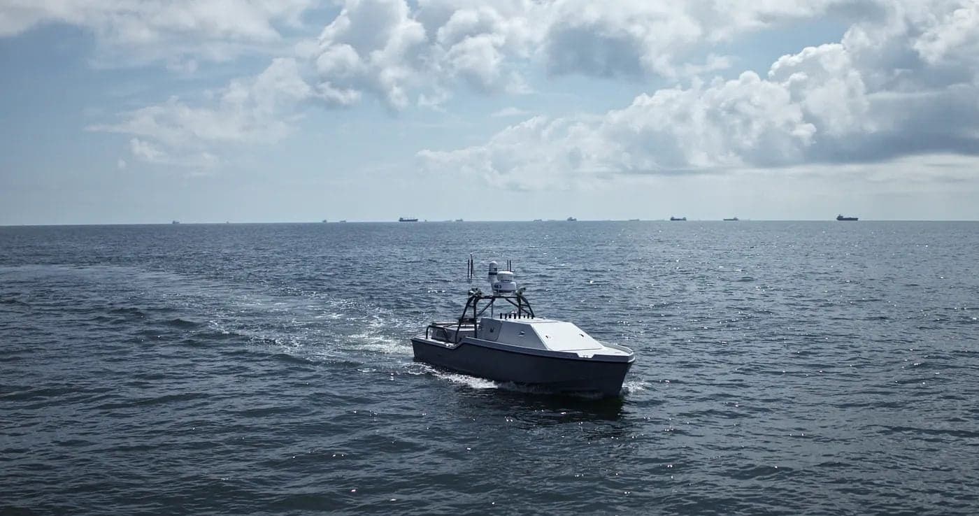 Autonomous Surface Vessel Aids in Rescue After Helicopter Crash Off Oman