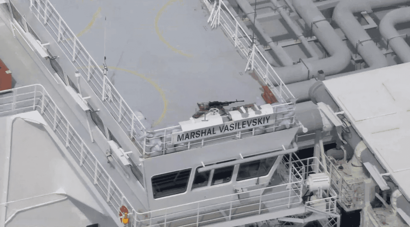 Russia Appears to Arm LNG Tanker in Baltic Sea Amid Rising NATO Tensions