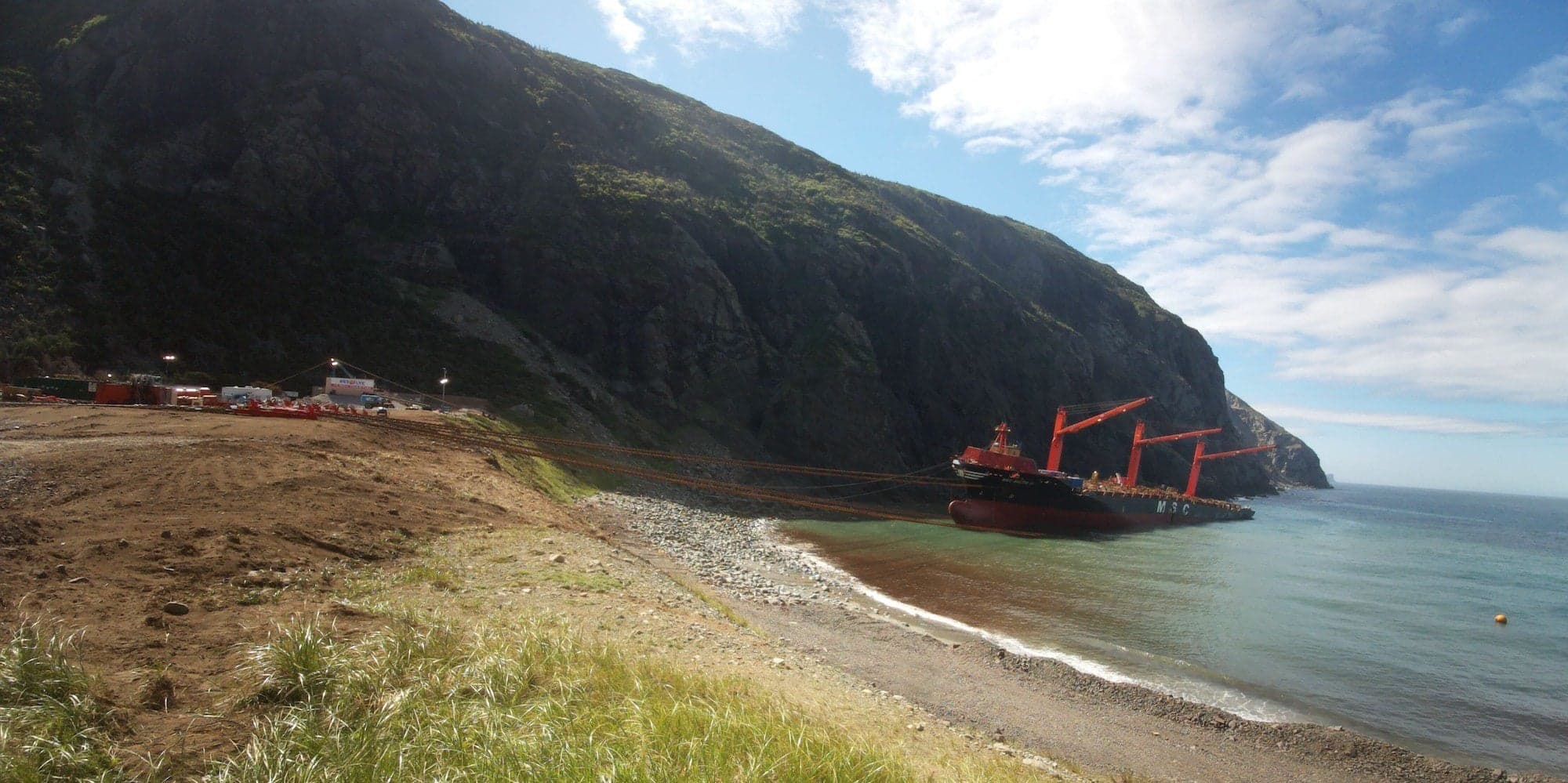 Grounded MSC Baltic III Salvage Progresses in Newfoundland