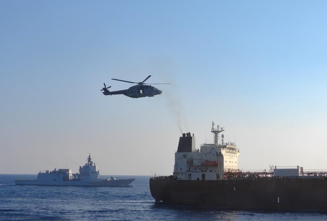EU Warship Intercepts Another Russian Shadow Fleet Tanker in Mediterranean