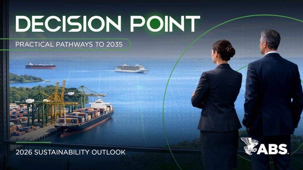 ABS Outlook 2026: Shipping Decarbonization Requires Early Action and Flexibility