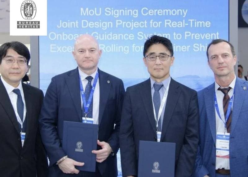 HD Hyundai Heavy Industries and Bureau Veritas Collaborate on Container Ship Roll Prevention System