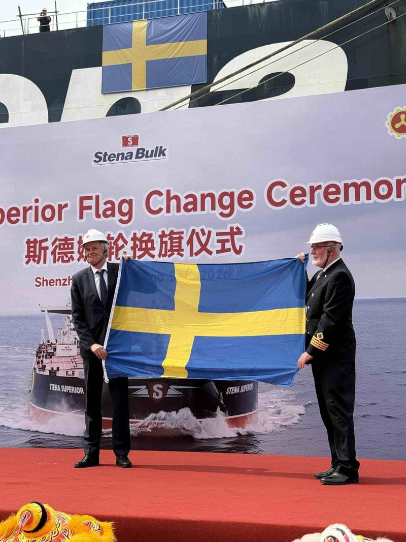 Stena Bulk Registers Two More Tankers Under Swedish Flag