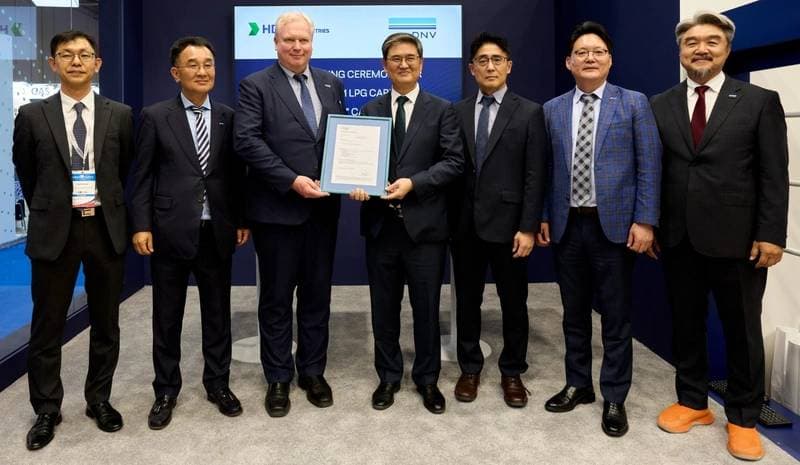 DNV Approves HD Hyundai Heavy Industries' New VLGC LPG Tank Design