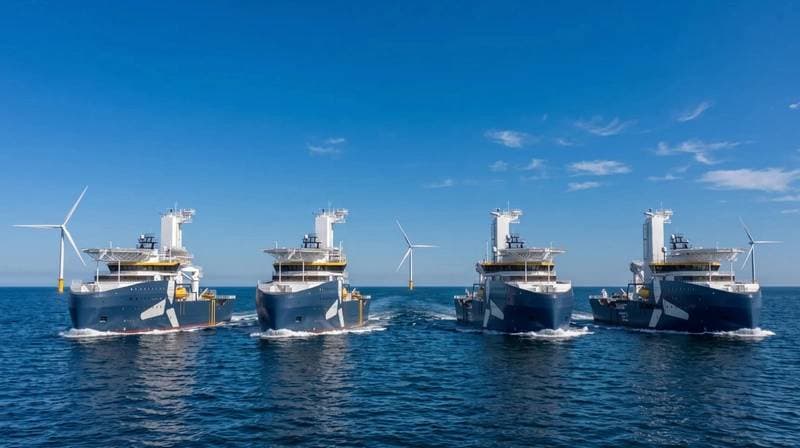 Kongsberg Maritime to Design and Equip Four New Offshore Wind CSOVs for IWS Fleet