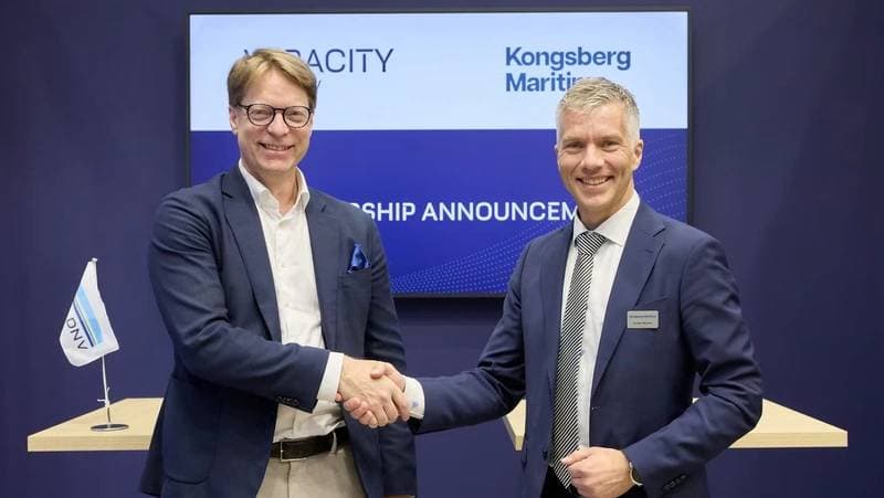 Kongsberg Maritime and DNV Integrate Digital Vessel Data Platforms