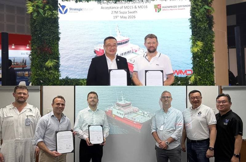 Strategic Marine Delivers New Crew Transfer Vessels to Mainprize Offshore