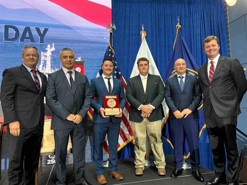 Crowley Mariners Receive Gallant Ship Award for Service on Stena Immaculate