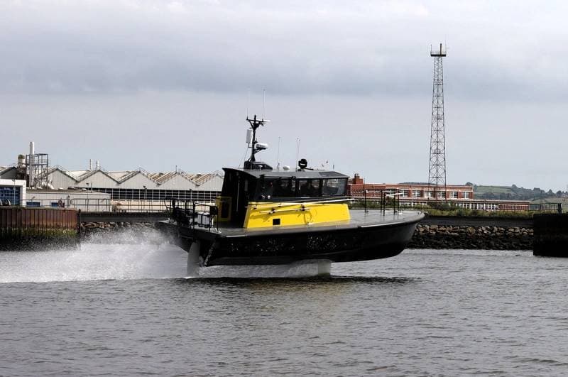 Artemis Technologies Unveils World's First Electric Hydrofoil Pilot Boat