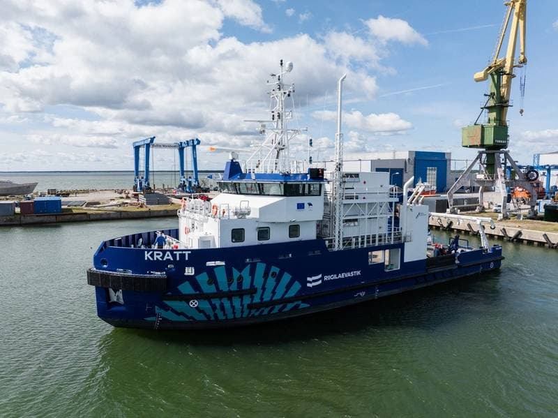Estonia Acquires Biomethane-Powered Ice-Class Multipurpose Workboat