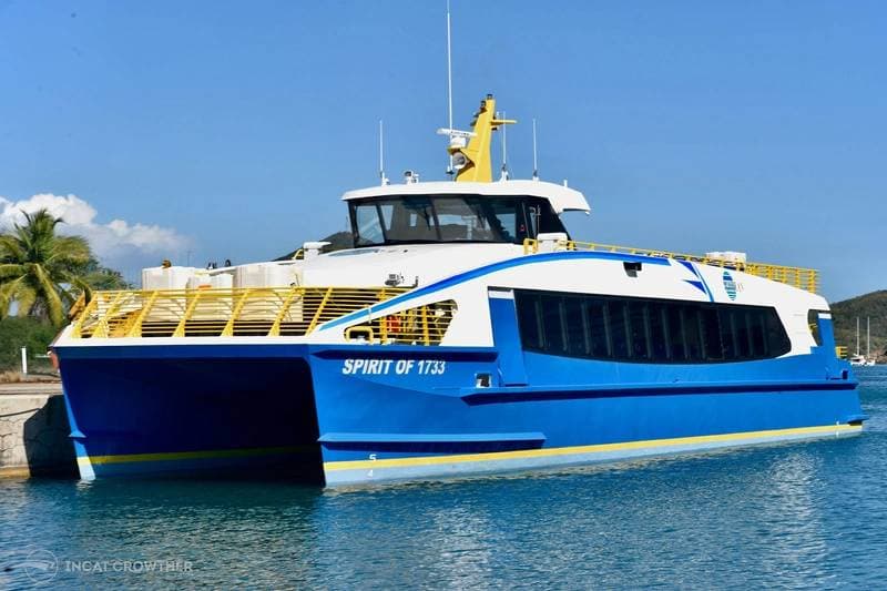 New Incat Crowther-Designed Passenger Ferry Begins Service in US Virgin Islands