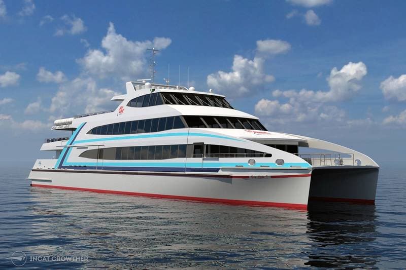 Construction Begins on New Catamaran Ferry for Hy-Line Cruises