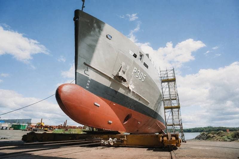 KERSHIP Launches First Offshore Patrol Vessel for Montenegrin Navy