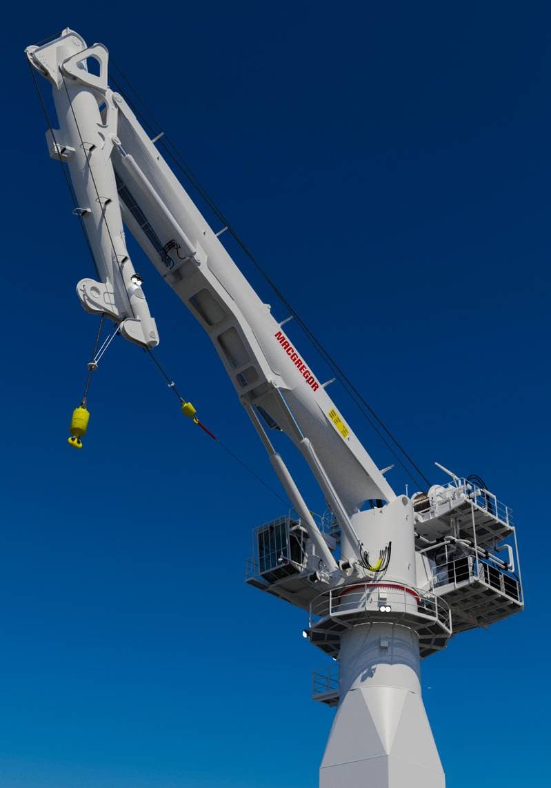 MacGregor to Equip New Ulstein SX121 Vessel with 165-Ton AHC Crane