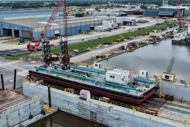 C&C Marine and Repair Completes Idler Barge Delivery for Orion Marine Construction