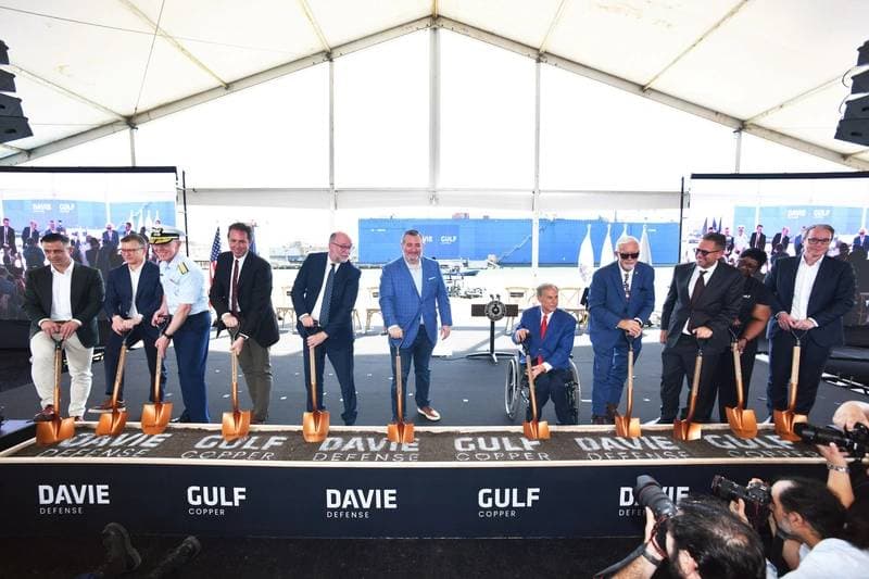 Davie Defense Begins Modernization of Texas Shipyards