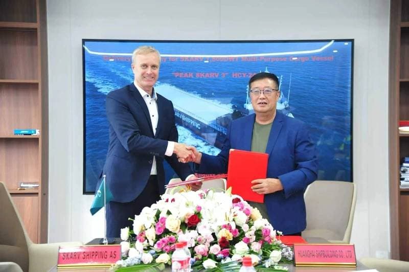 Skarv Shipping Initiates Construction of Ammonia-Fueled Multi-Purpose Vessel