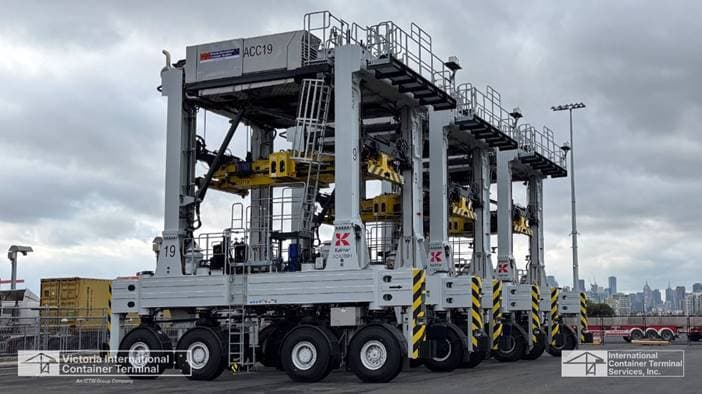 Victoria International Container Terminal Integrates Hybrid Automatic Container Carriers