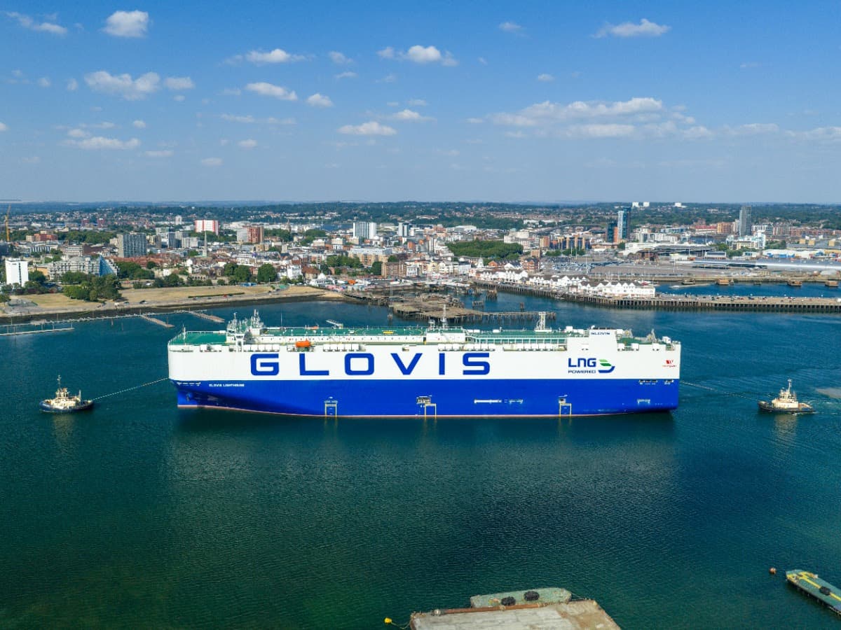 ABP Southampton Welcomes Record-Breaking Vehicle Carrier Glovis Lighthouse