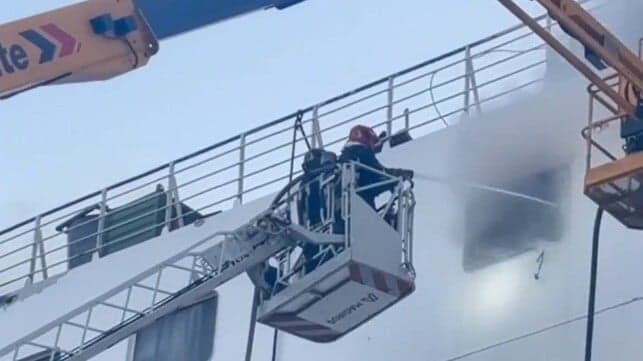 Fire Incident Reported Aboard Ro/Pax Ferry at Port of Naples