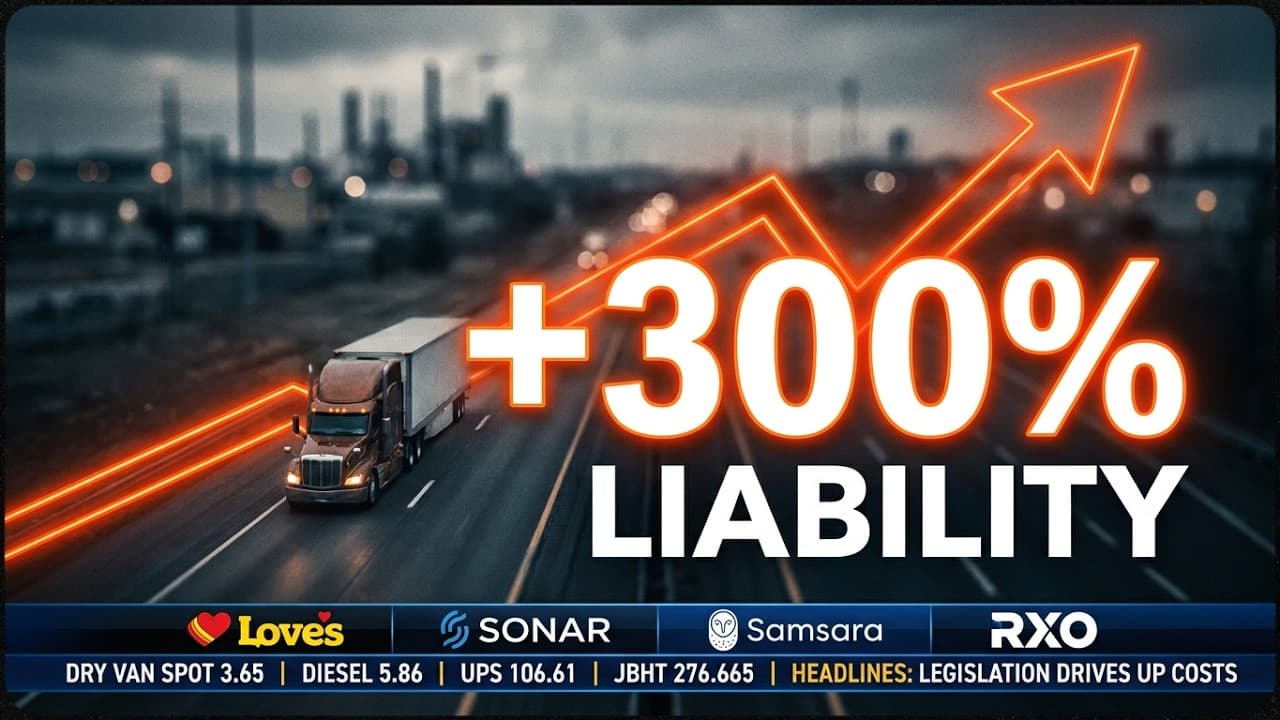 Trucking Insurance Market Faces Turmoil Due to Legislative Environment and Underwriting Gaps