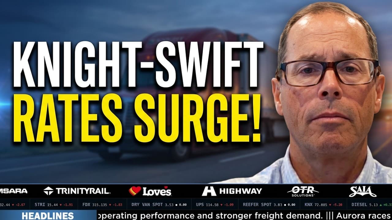 Knight-Swift Reports Strong Q2 Earnings, Signaling Truckload Market Shift