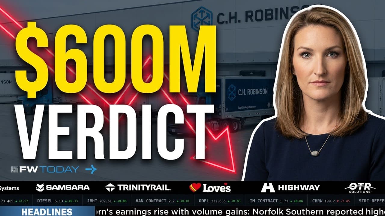 C.H. Robinson Hit with $600 Million Verdict, Shaking Brokerage Industry