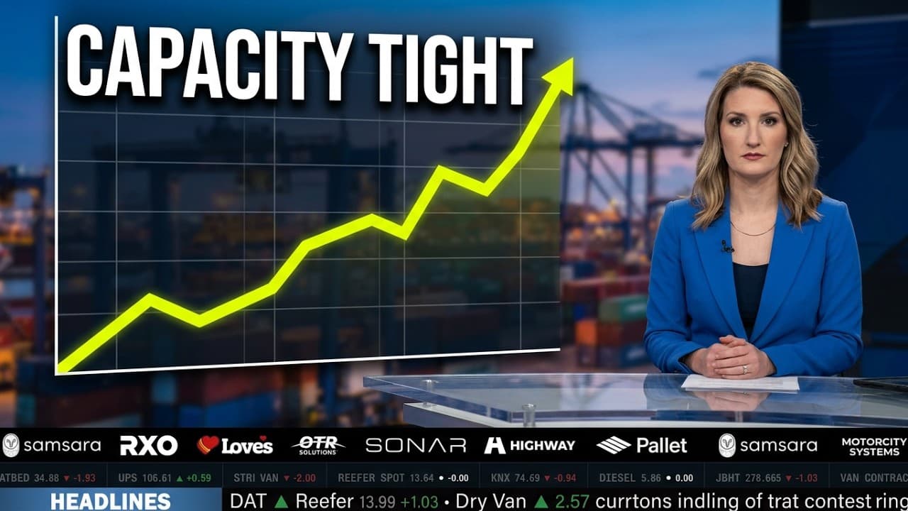 US Trucking Capacity Tightens Due to Regulations and Driver Shortages