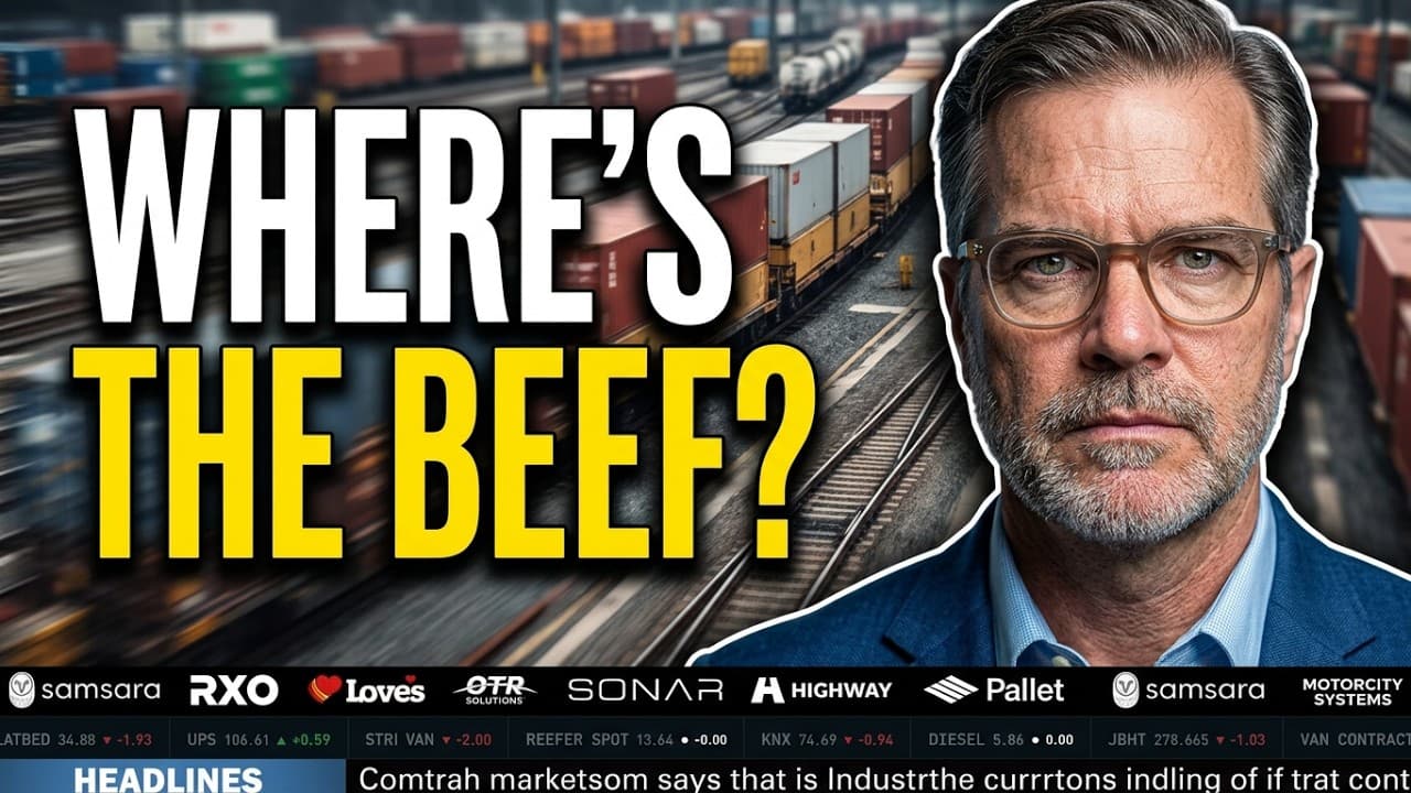 Rail Merger Promises Questioned Amidst Stagnant Freight Growth