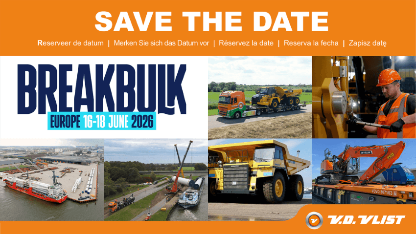 Van der Vlist to Exhibit at Breakbulk Europe 2026 in Rotterdam