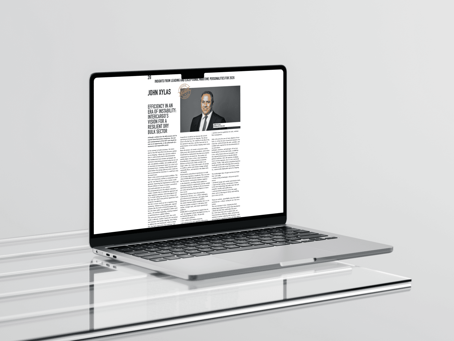 INTERCARGO Shares Insights on Dry Bulk Shipping Amidst Global Instability