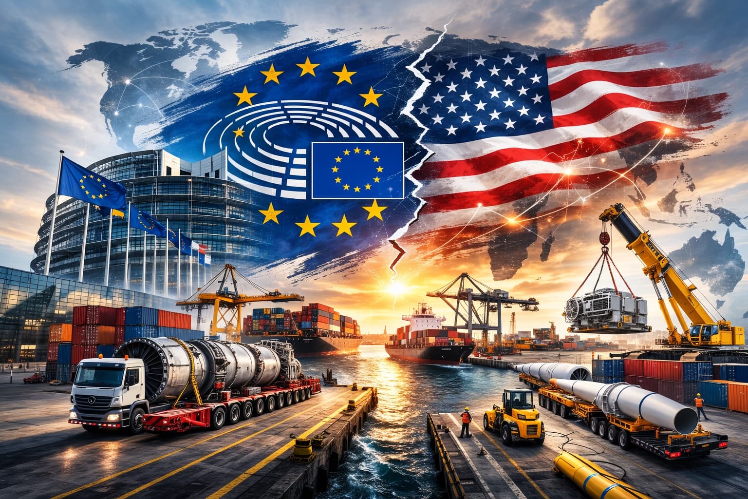 EU Parliament Delegation Discusses Transatlantic Transport Policy in Washington