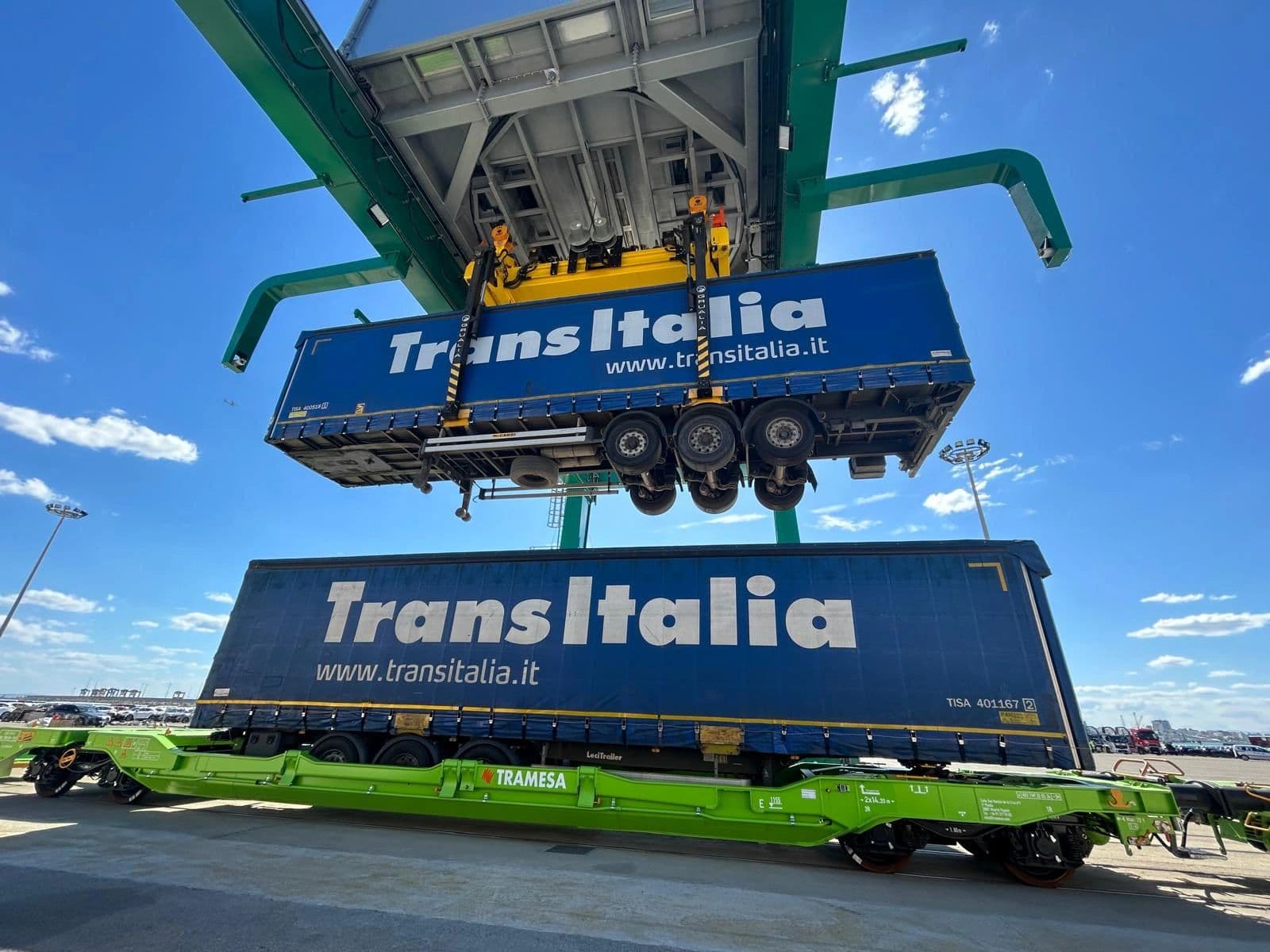 TransItalia Expands Semi-Trailer Rail Services to Northern Spain