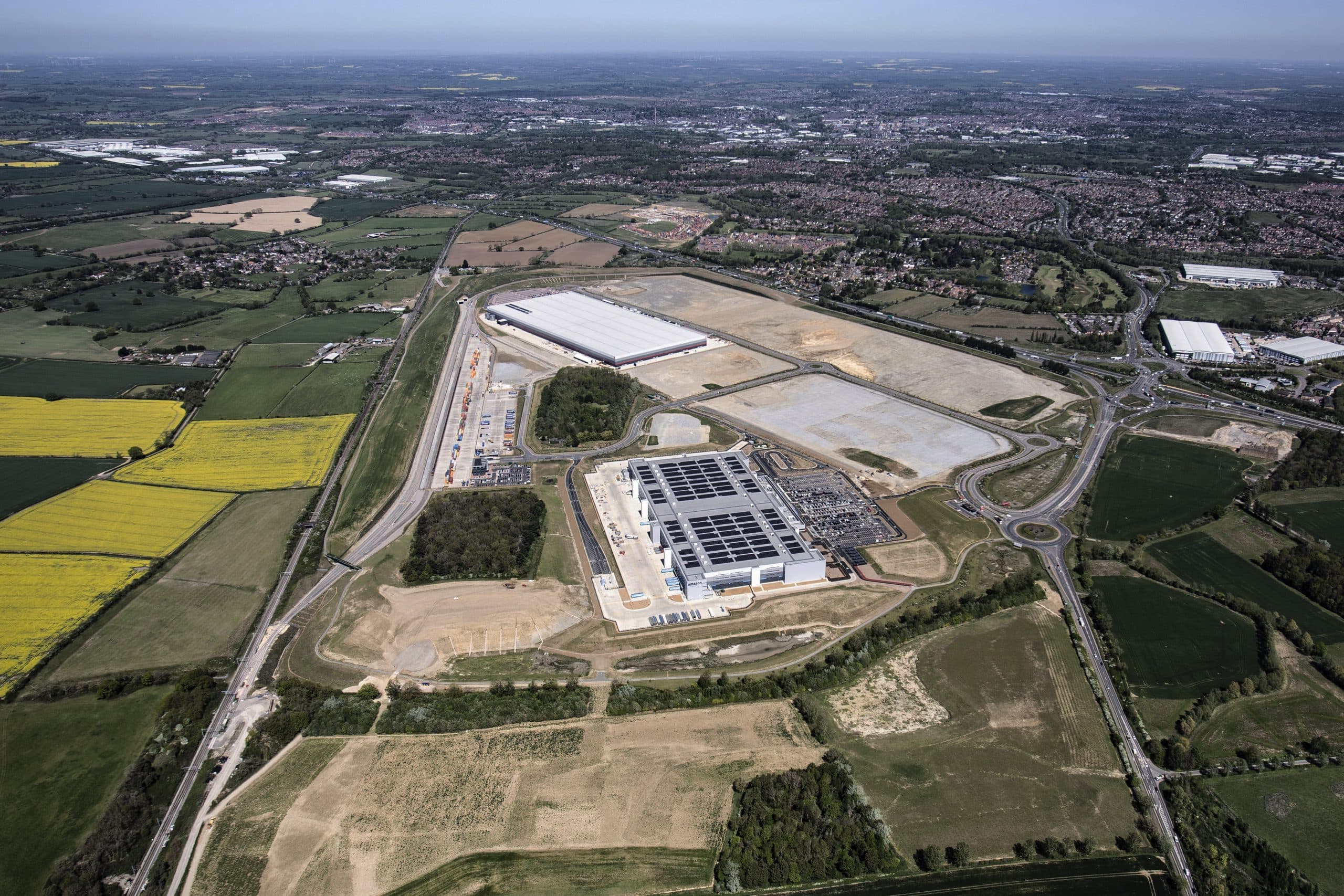SEGRO Logistics Park Northampton Rail-Connected Infrastructure Completed