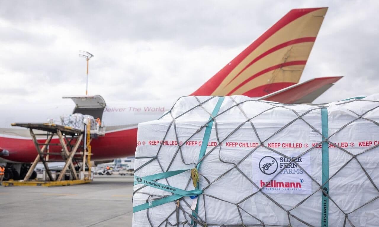 Hellmann New Zealand Charters 747 for 90-Tonne Chilled Meat Shipment to UAE